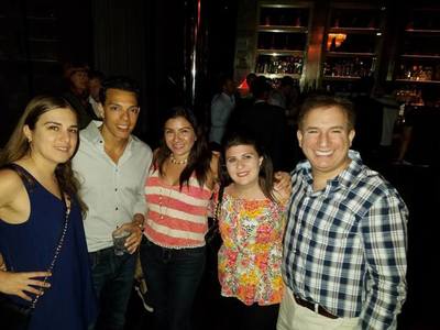 NYC professionals at a trendy Manhattan party