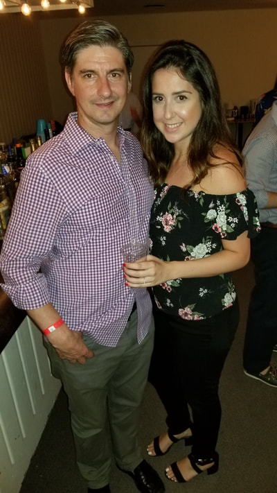 NYC professional singles enjoying cocktail at their summer share in a Hamptons oceanfront hotel.
