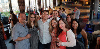 young professionals from NYC enjoying happy hour 